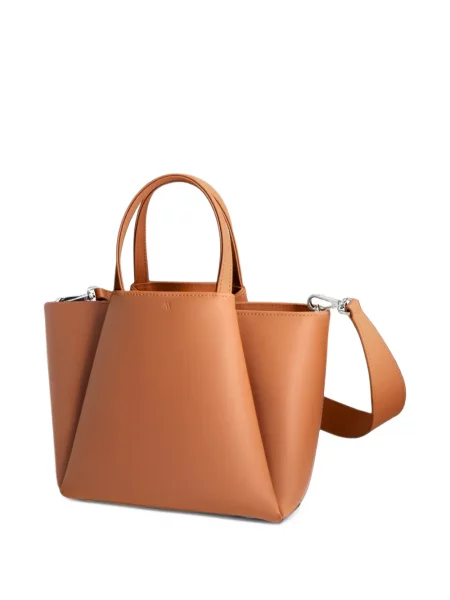 Geantă shopper Kaai din piele maro