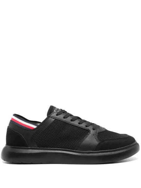 Sneakerși Tommy Hilfiger plasă negru