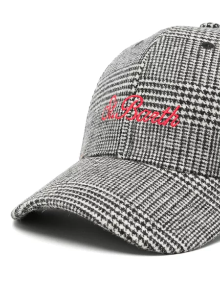 Kockás baseball sapka Mc2 Saint Barth szürke