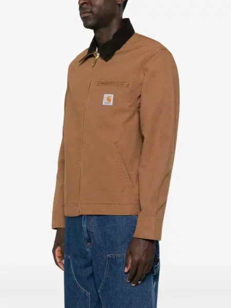 Geacă Carhartt Wip din canvas maro