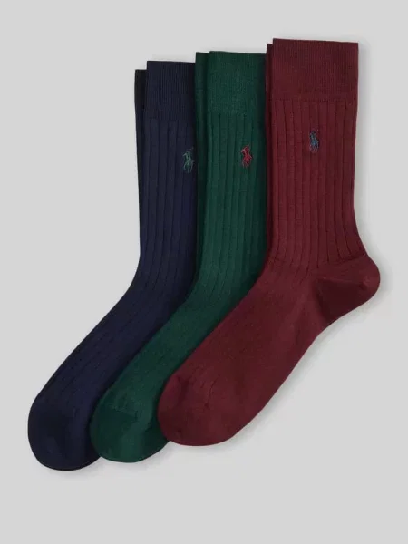 Skarpety z mieszanki bawełny w zestawie 3 szt. Polo Ralph Lauren Underwear