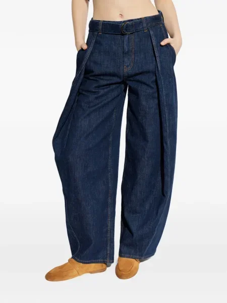 Blugi Loewe plisate albastru