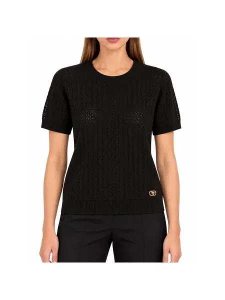 Dzianinowy sweter Yes Zee czarny