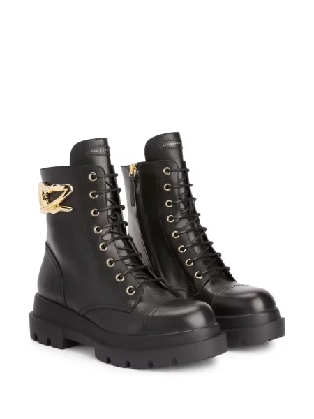 Cizme scurte Giuseppe Zanotti din piele negru