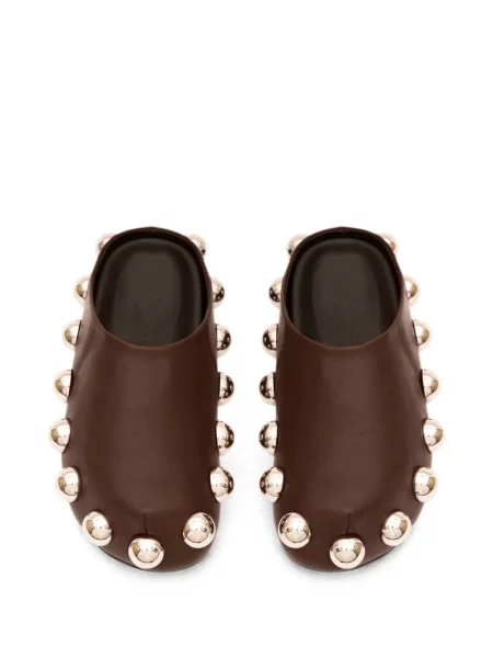 Papuci tip mules A.w.a.k.e. Mode din piele maro