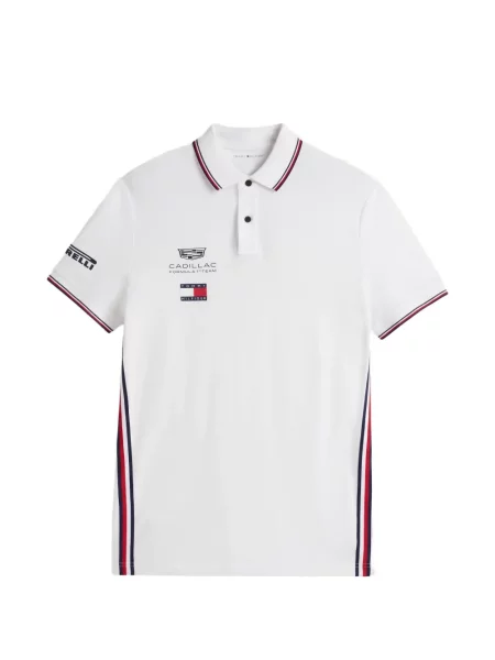 Tricou polo Tommy Hilfiger alb