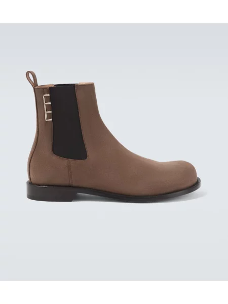 Botine chelsea Jw Anderson din piele de căprioară maro