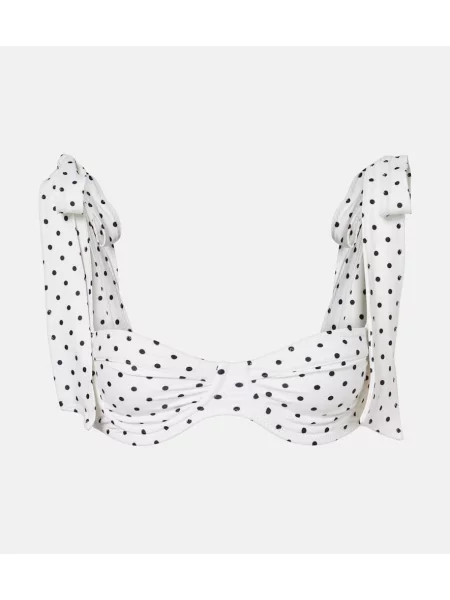 Bikini Same w grochy biały