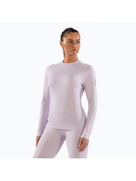Дамска термоактивна блуза с дълъг ръкав Surfanic Cozy Crewneck ice lilac виолетово