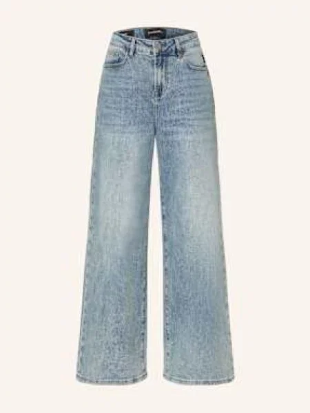 Elias Rumelis Jeansy Wide Leg Kalea blau niebieskie