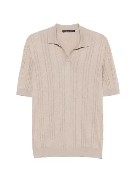 Tricou Tagliatore cu decolteu în V cu nervuri