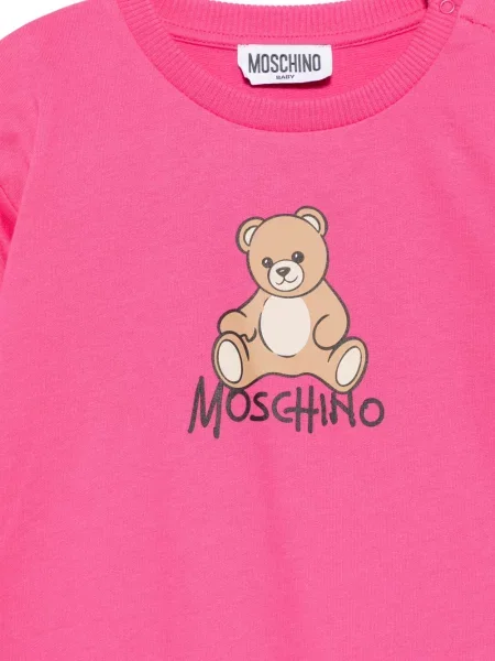 Sukienka dziecięca Moschino różowa