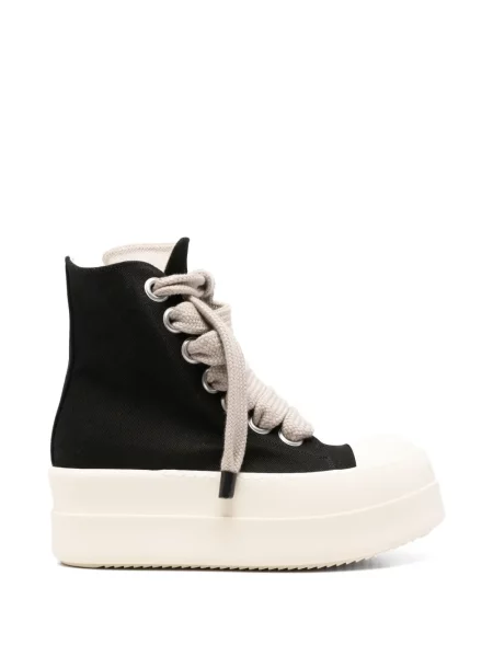 Sneakerși Rick Owens Drkshdw cu platformă din dantelă negru