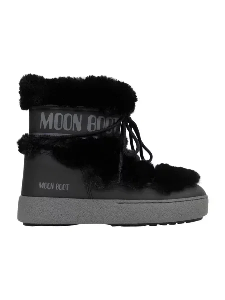 Botki Moon Boot z futerkiem czarne