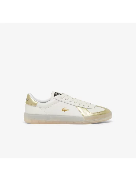 Lacoste Skórzane Sneakersy Baseshot Pro biały