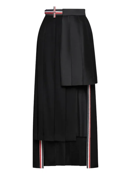 Fusta plisata Thom Browne plisată negru