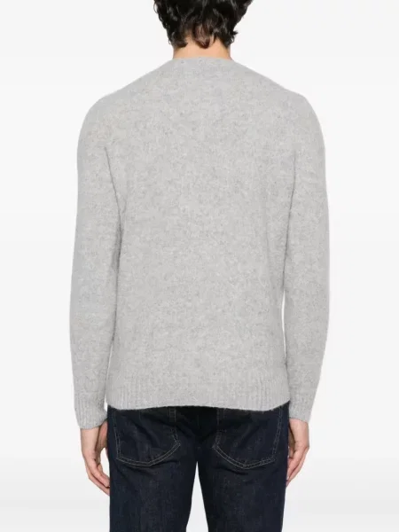 Džemper Drumohr s okruglim izrezom siva