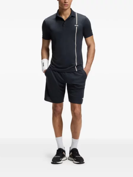 Scurt tricou polo Boss albastru