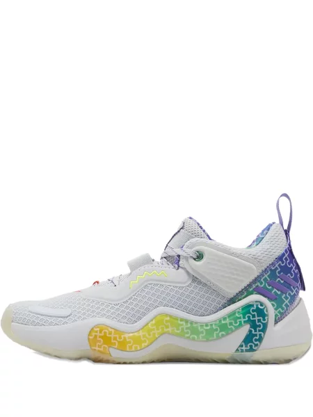 Basketball tenisky Adidas Predator se síťovinou bílé