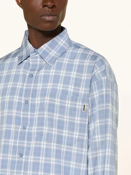 Woodbird Košile Wbjong Comfort Fit černošedá / režná