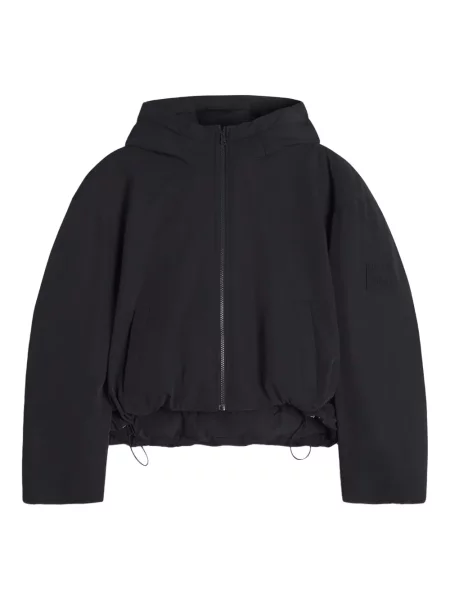 Geacă cu puf Maison Kitsune cu glugă negru