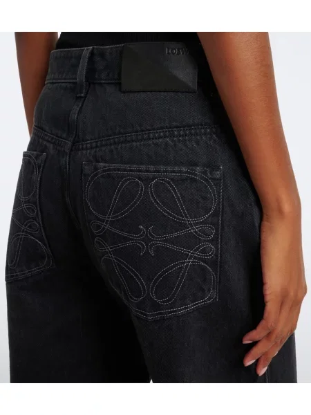 Blugi drepți Loewe negru