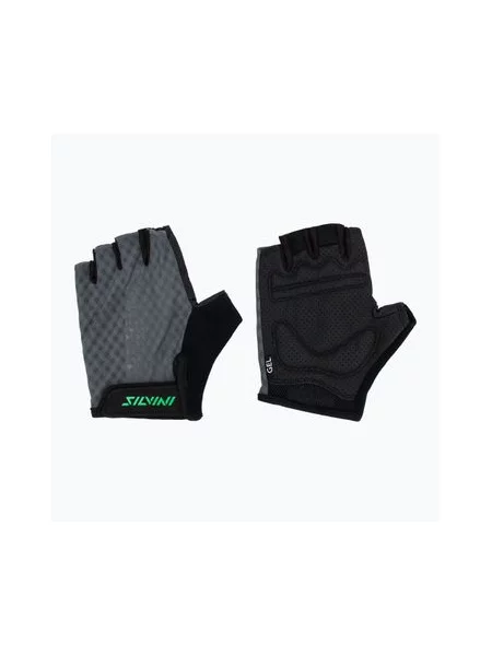 Велосипедні рукавички SILVINI Gaiono сірі/зелені сірі