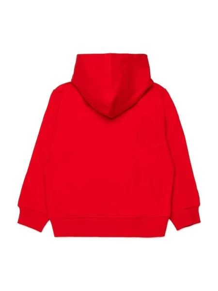 Diesel lyocell keverék szoknya SCIRCLEHOOD OVER SWEAT-SHIRT piros