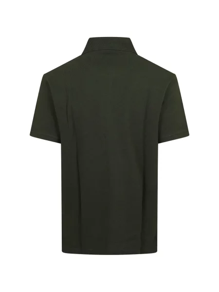Tricou polo Etro cu broderie verde