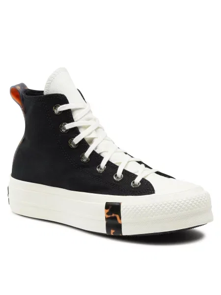 Superge Converse Chuck Taylor All Star s platformo črna