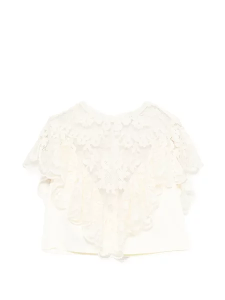 Bluză de dantelă Sandro din dantelă
