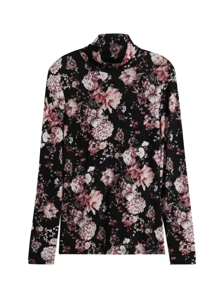 Bonprix Tricou magenta / roz pudră / negru / murdar alb