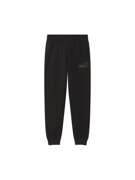 Spodnie Puma Ess Rhinestone Logo Pant Fl G Dzieci czarne