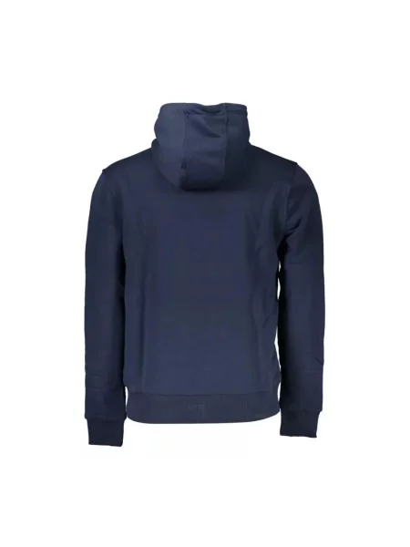 Bluza z kapturem Cavalli Class z kapturem niebieska