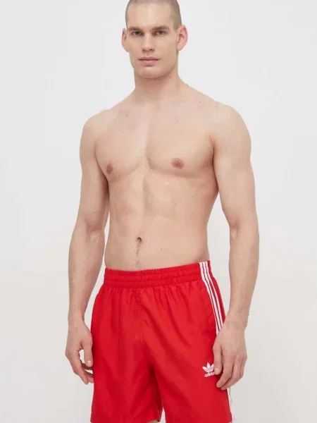 Kopalne kratke hlače adidas Originals rdeča
