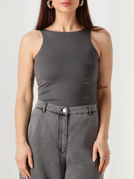 Coster Copenhagen Top CC Heart metalic gri