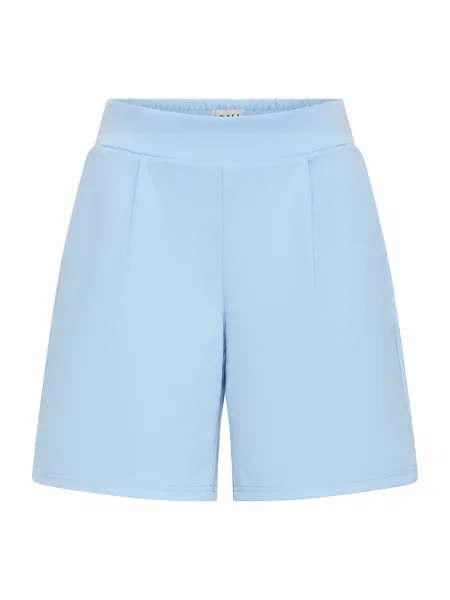 ICHI Pantaloni cutați IHKate deschis albastru