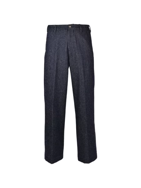 Bouclé pantaloni Masu albastru