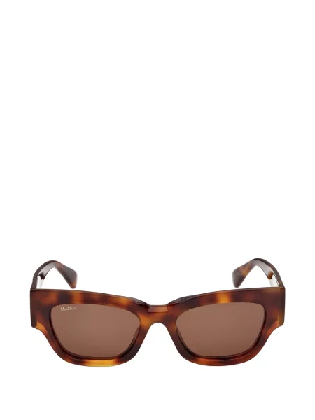 Ochelari de soare Max Mara cu imprimeu geometric maro