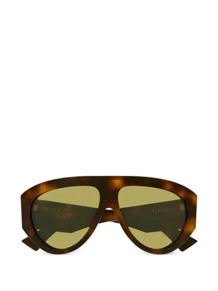 Ochelari de soare aviator Gucci Eyewear maro
