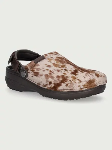 Crocs Classic Crafted Pony Hair Clog șlapi pentru femei