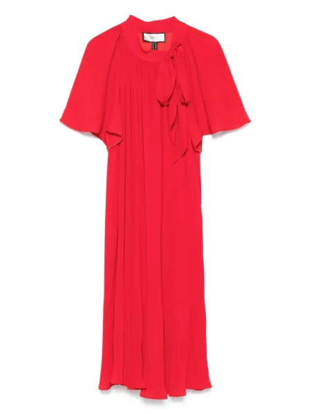 Rochie midi Nissa până la genunchi de costum roșu
