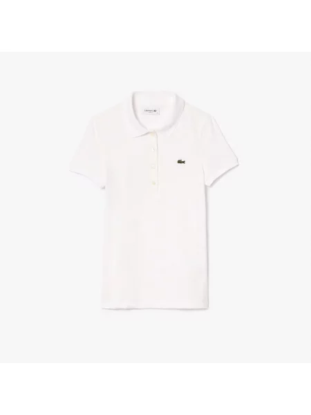 Поло Lacoste белое