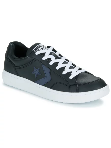 Usnjene superge Converse črna