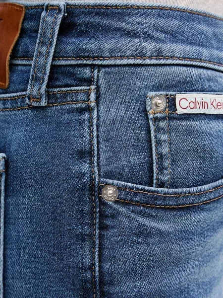 Calvin Klein Jeans дънки skinny дамски синьо