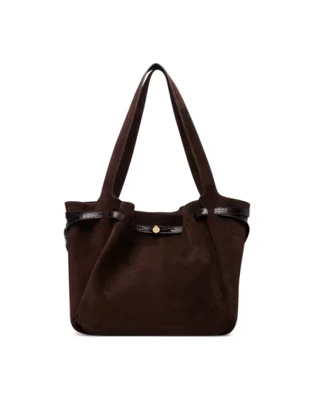 Tory Burch Geantă Romy Suede Tote maro