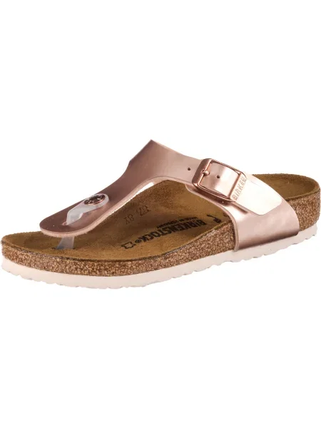 BIRKENSTOCK Sandale Gizeh bronz roz