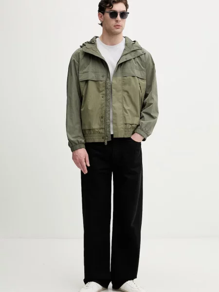 Calvin Klein Jeans jachetă pentru bărbați verde