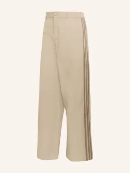 Adidas Originals Spodnie Z Paskami Z Galonu beige beżowe