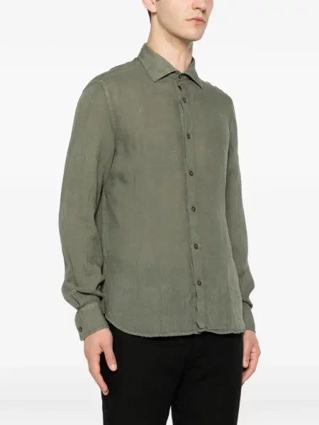 Lung cămașă 120% Lino verde
